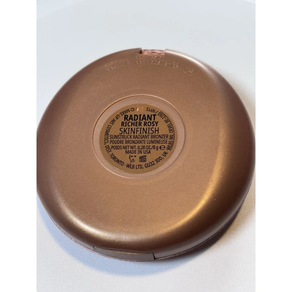 MAC Skinfinish Sunstruck Radiant Bronzer - .28oz / 8g -Radiant Richer Rosy NEW